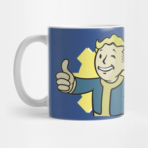 Vault boy 2 by Wyrd Merch